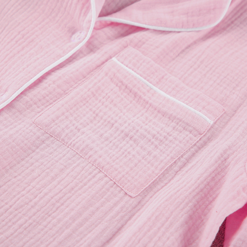 Muslin Cotton Pajama Set | Shirt & Shorts | Niviski